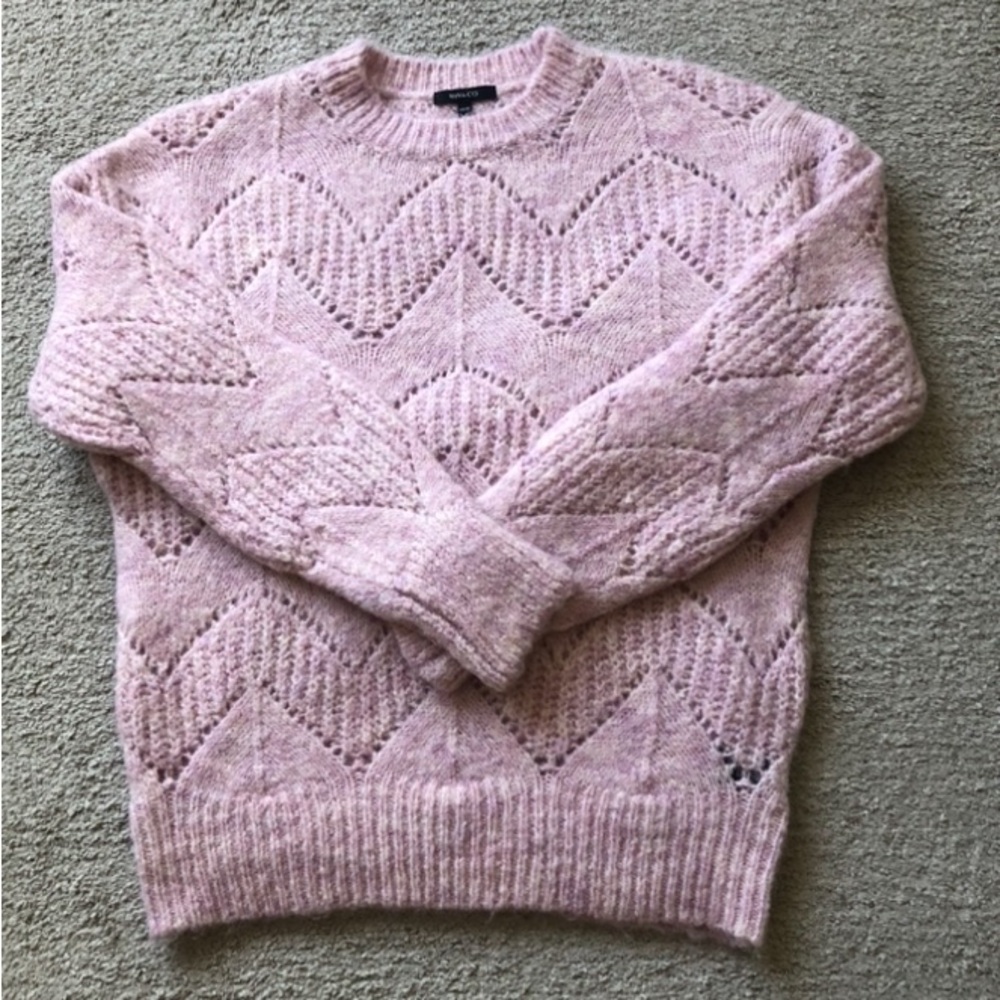 RW&CO. Openwork Crewneck Sweater. NWOT.